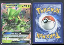 SCEPTILE GX 22/214 HOLO GX RARE LOST THUNDER POKEMON HOLO NM/M - Image 1
