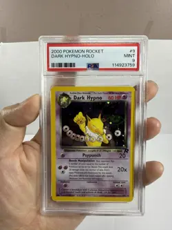 Pokemon Dark Hypno 9 Team Rocket Unlimited Holo Rare PSA 9 - Image 2