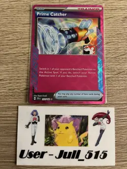 Pokemon TCG Prize Catcher Play Stamp Promo 157/162 Temporal Forces Near Mint - Image 1