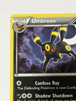 Umbreon 61/108 Dark Explorers Pokemon TCG Non Holo Uncommon MP 2012 - Image 2