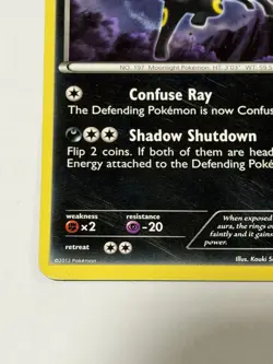 Umbreon 61/108 Dark Explorers Pokemon TCG Non Holo Uncommon MP 2012 - Image 5