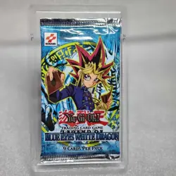 YuGiOh SEALED Legend of Blue Eyes White Dragon Unlimited Booster Pack w/Case - Image 1