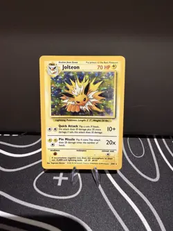 ERROR CARD Pokemon Jolteon TCG Holo Card Base Set Jungle 4/64 Misprint - Image 1