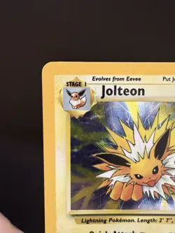 ERROR CARD Pokemon Jolteon TCG Holo Card Base Set Jungle 4/64 Misprint - Image 2
