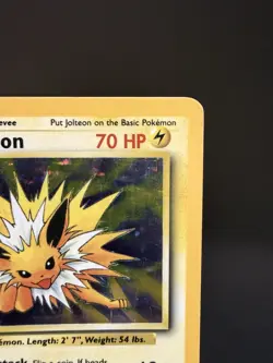 ERROR CARD Pokemon Jolteon TCG Holo Card Base Set Jungle 4/64 Misprint - Image 3