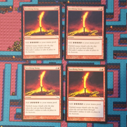 Seething Song x4 (Fifth Dawn) Red Instant MTG Card Lot, English - Image 1