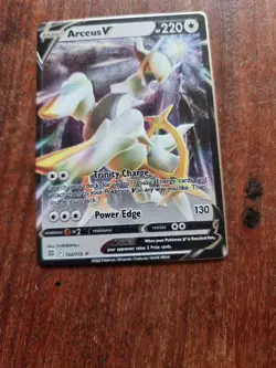 Arceus UPC Metal Arceus V 122/172 from Ultra Premium elite trainer box tcg - Image 2