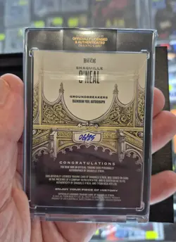 2026 Tyson Beck/Shaquille O'neal Groundbreaker On Card Auto 06/25 - Image 3