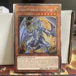 1ST EDITION LIGHTPULSAR DRAGON 2020 RA04-EN176 YUGIOH CARD (NM) - Image 1