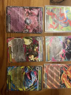 Pokemon TCG EX/Mega EX Card Lot (9 Cards) Mega Evolution Team Rocket Full Art NM - Image 2