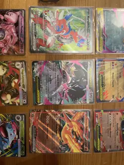 Pokemon TCG EX/Mega EX Card Lot (9 Cards) Mega Evolution Team Rocket Full Art NM - Image 3