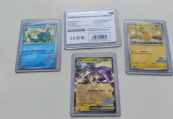 Pokemon 2024 Illustration Contest Promo Cards Feraligatr, Pikachu, Toxtricity EX - Image 1