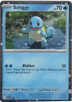 Pokemon SVPDE048 Schiggy - Promokarte - Holofoil Rare - Karmesin & Purpur - Image 1