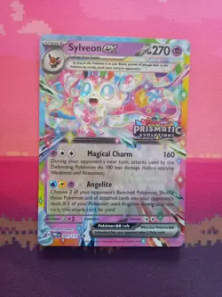Pokemon Card Sylveon ex 041/131 STAMPED Prismatic Evolutions Near Mint - Image 1