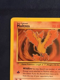 Pokemon TCG Moltres Fossil 27/62 Regular Unlimited Rare Basic English 1999 - Image 4