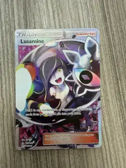 Pokemon TCG Lusamine Ultra Prism 153/156 Holo Full Art Ultra Rare - Image 1