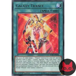Yugioh Galaxy Trance SOFU-EN056 Rare 1st Edition NM - Image 1