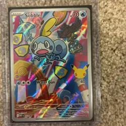 First Partner Illustration Series 2 Grookey 052, Scorbunny 053, Sobble 054 - Image 4