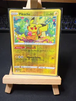 Pokemon TCG Pikachu 052/196 – Reverse Holo – Lost Origin – Near Mint - Image 1