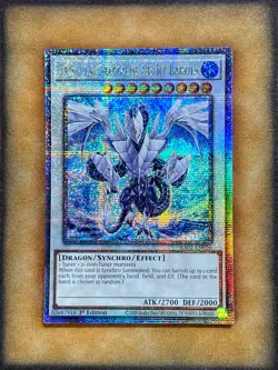 Yugioh Trishula, Dragon of the Ice Barrier RA02-EN026 Quarter Century 1st Ed NM - Image 1