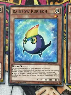 3x Rainbow Kuriboh SR01-EN022 Near Mint Common 1st Edition Yu-Gi-Oh - Image 3