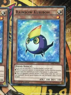 3x Rainbow Kuriboh SR01-EN022 Near Mint Common 1st Edition Yu-Gi-Oh - Image 4