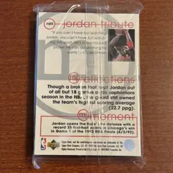(5) Michael Jordan 1998 UD Tribute Reflections Sealed Set Lot- READ- Poor-EX - Image 2