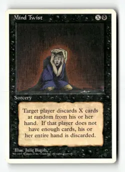 MTG Mind Twist - 4th Edition Heavily Played English - Image 1