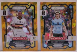 2026 Panini Monopoly Prizm FIFA World Cup - 8 Gold Cracked Ice Bundle - Image 2