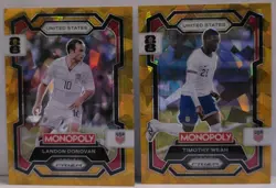 2026 Panini Monopoly Prizm FIFA World Cup - 8 Gold Cracked Ice Bundle - Image 4