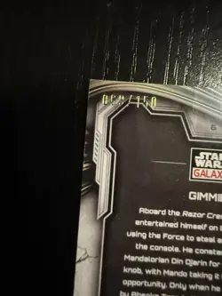 2025 Topps Chrome Star Wars Galaxy #6 GIMMIE Atomic 069/150 - Image 2