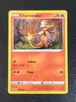 Charmander SWSH092 -Cosmo Holo Black Star Promo - Image 1