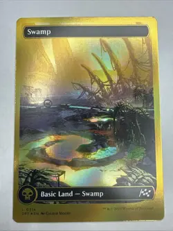 Swamp (0514) (First-Place Foil) Aetherdrift Foil NM Never Played - Image 1