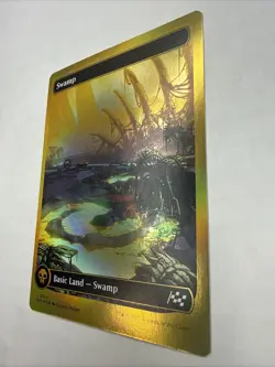 Swamp (0514) (First-Place Foil) Aetherdrift Foil NM Never Played - Image 3