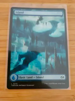 MTG Island (FOIL Full Art ) 0273 Tarkir: Dragonstorm M/NM Free UK P&P - Image 1