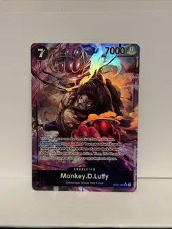 One Piece Card Monkey D. Luffy OP04-090 SR Alt Art EN - Image 1