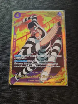 Mr. 2 Bon Clay Bentham English One Piece Card Game SEC EB01-061 PRB-02 TCG - Image 1