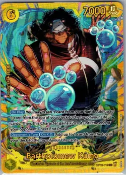 Bartholomew Kuma OP12-119 SEC English Legacy of the Master - One Piece Card - NM - Image 1