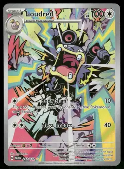 Pokemon Cards Loudred 212/182 Holo Paradox Rift Illustration Rare NM - Image 1