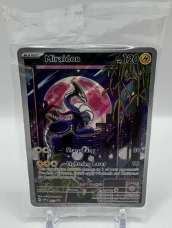 Miraidon 013 Sv: Scarlet & Violet Promo Card Holo SEALED - Image 1