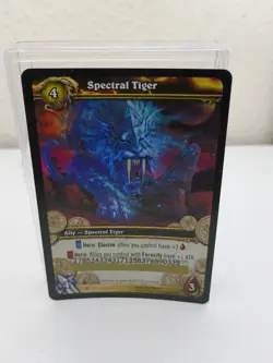 SPECTRAL TIGER Loot Card World of Warcraft - WoW TCG LOOT - the code was USED - Image 1