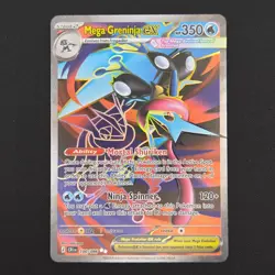 Pokemon TCG Card Mega Greninja ex 100/086 Chaos Rising Ultra Rare Full Art - NM - Image 1