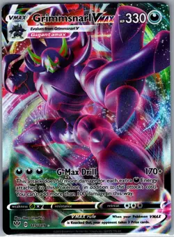 Grimmsnarl VMAX 115/189 SWSH03: Darkness Ablaze - Pokemon Card - NM - Image 1