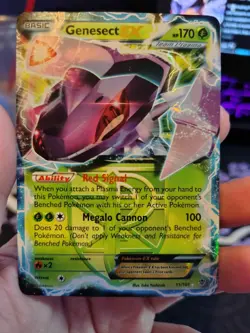 Genesect EX 11/101 Plasma Blast Team Plasma Holo Pokemon Card RAW - Image 1