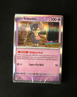 Pokemon Card - Indeedee SVP 154 Surging Sparks - Build & Battle Sealed Deck ⭐ - Image 1