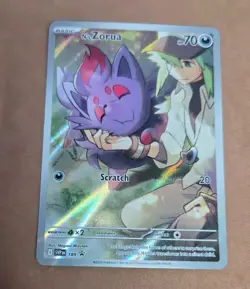 Pokemon TCG Journey Together N's Zorua #189 Holo Promo Card (Listing B) - Image 1