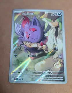 Pokemon TCG Journey Together N's Zorua #189 Holo Promo Card (Listing B) - Image 4