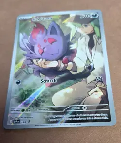 Pokemon TCG Journey Together N's Zorua #189 Holo Promo Card (Listing B) - Image 5