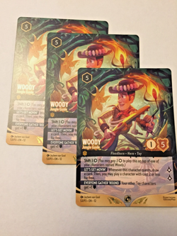 Disney Lorcana Woody Jungle Guide Wilds Unknown Non-Foil 53 P3 Promo Cards - Image 1