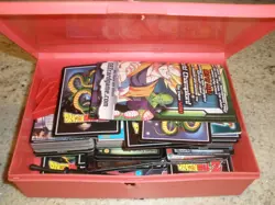 HUGE LOT OF DRAGON BALL Z TRADING CARDS 225+ - Image 1